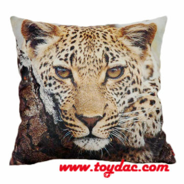 Coussin animal tigre numérique en peluche